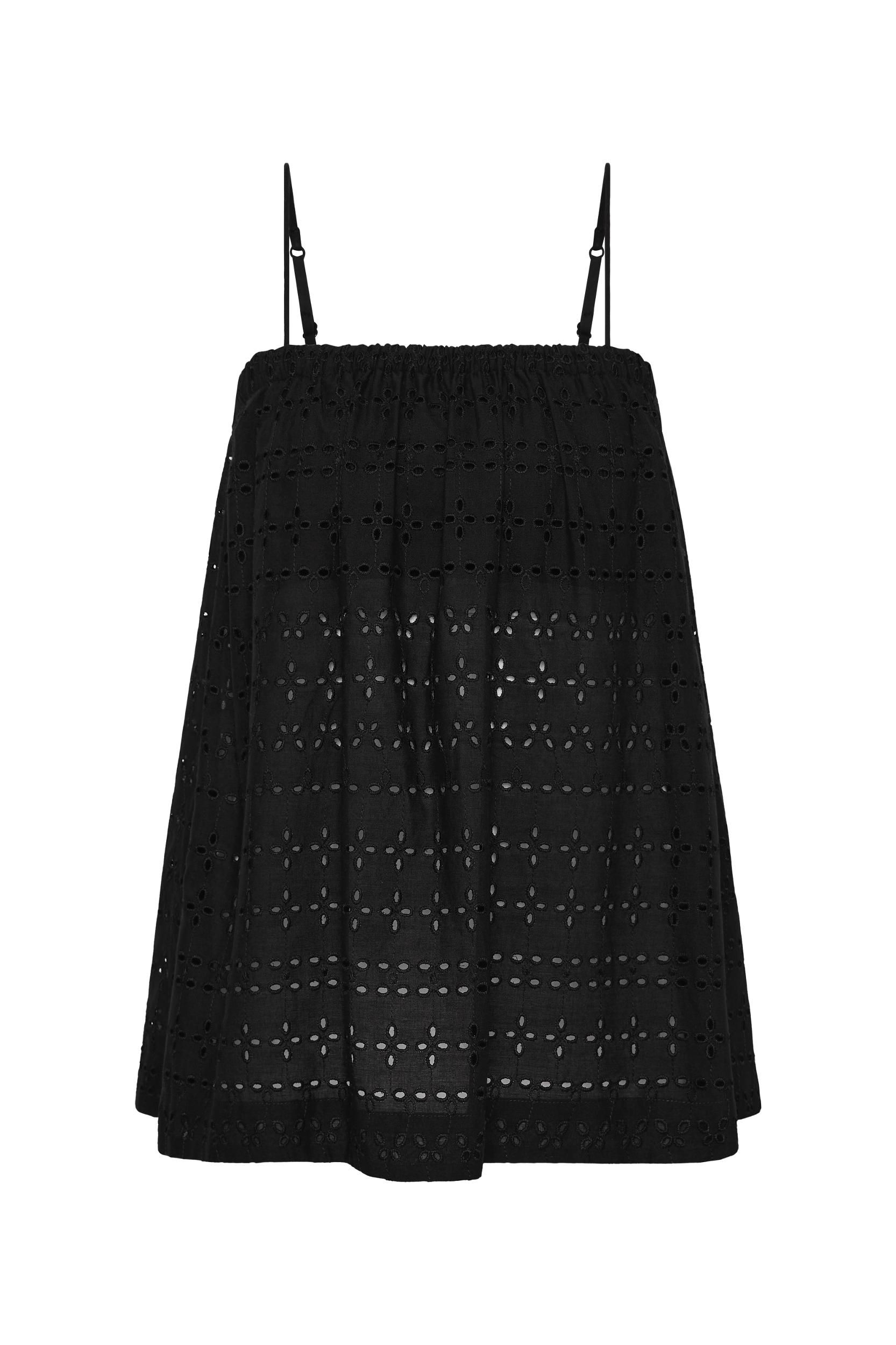 Ella Pant Agnes Broderie Anglaise Black - Final Sale Product Image