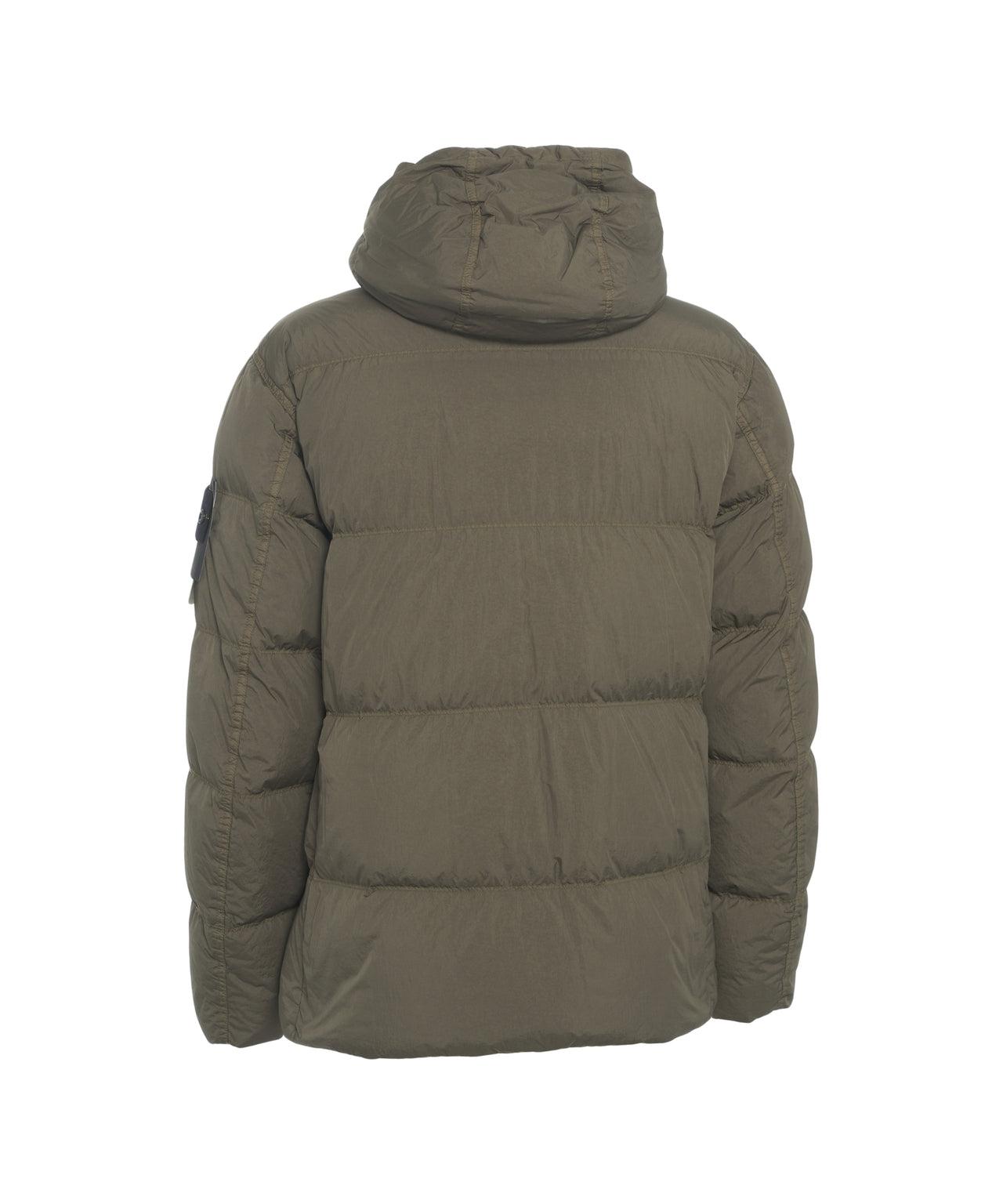 Hooded down jacket Product Image