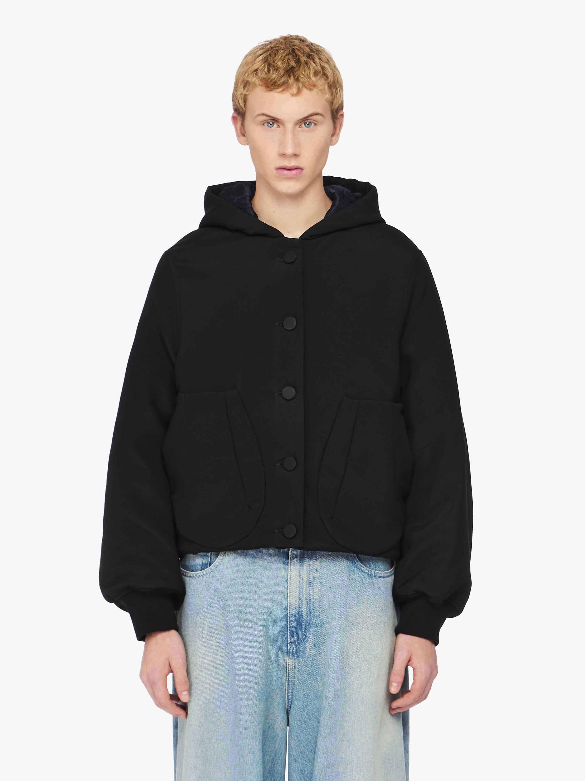 HOODED BLOUSON JACKET Product Image