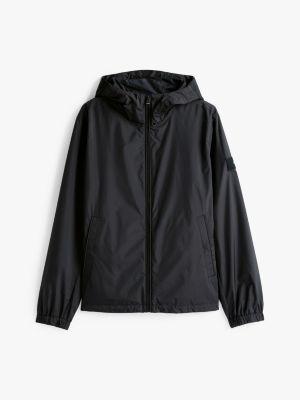 Water-Repellent Hooded Windbreaker Product Image