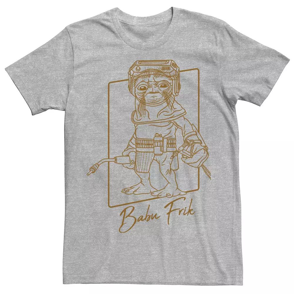 Men's Star Wars The Rise Of Skywalker Babu Frik Outline Tee,  Product Image