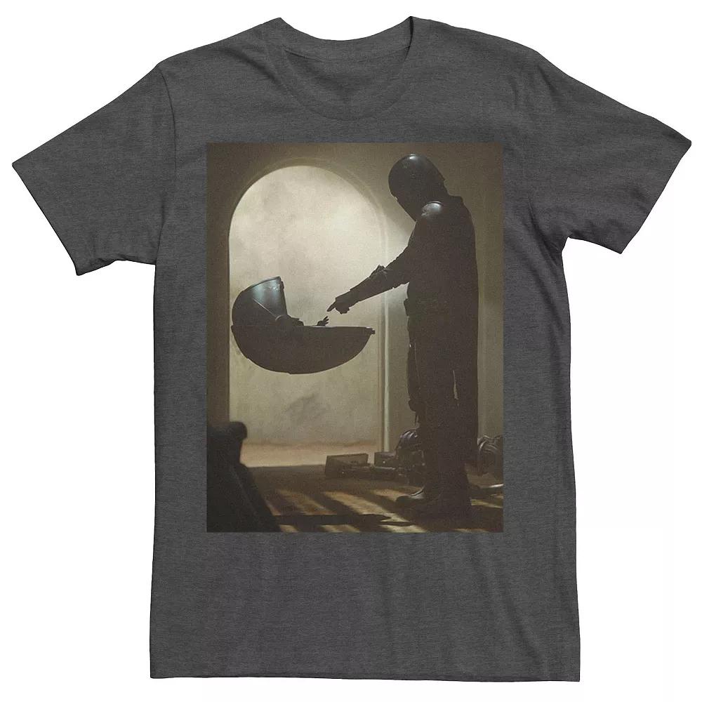 Men's Star Wars The Mandalorian The Child aka Baby Yoda First Meeting Poster Tee,  Product Image