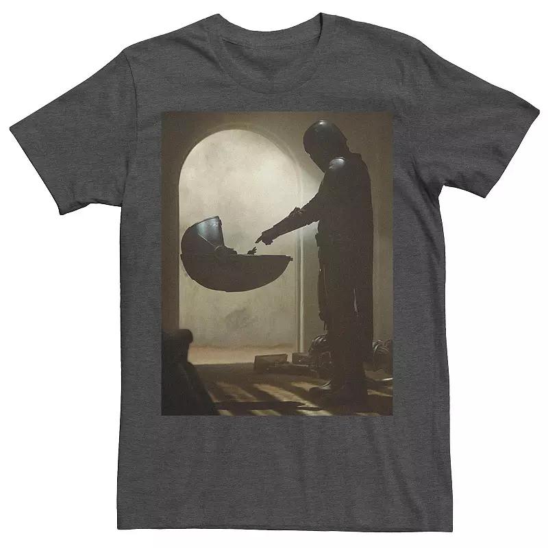 Men's Star Wars The Mandalorian The Child aka Baby Yoda First Meeting Poster Tee,  Product Image