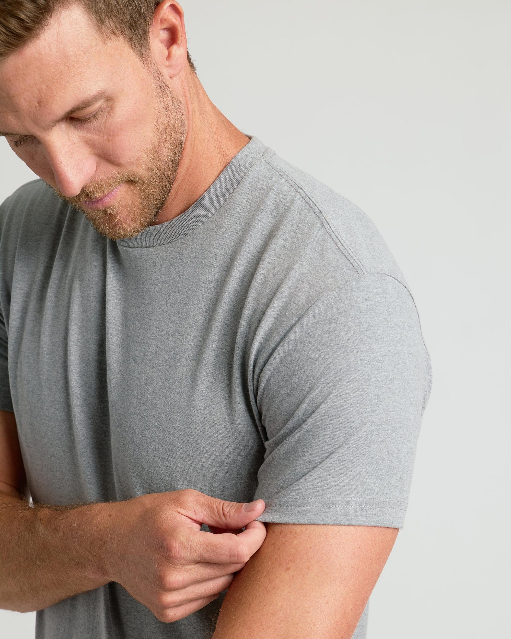 Heather Gray Classic Crew Neck Product Image