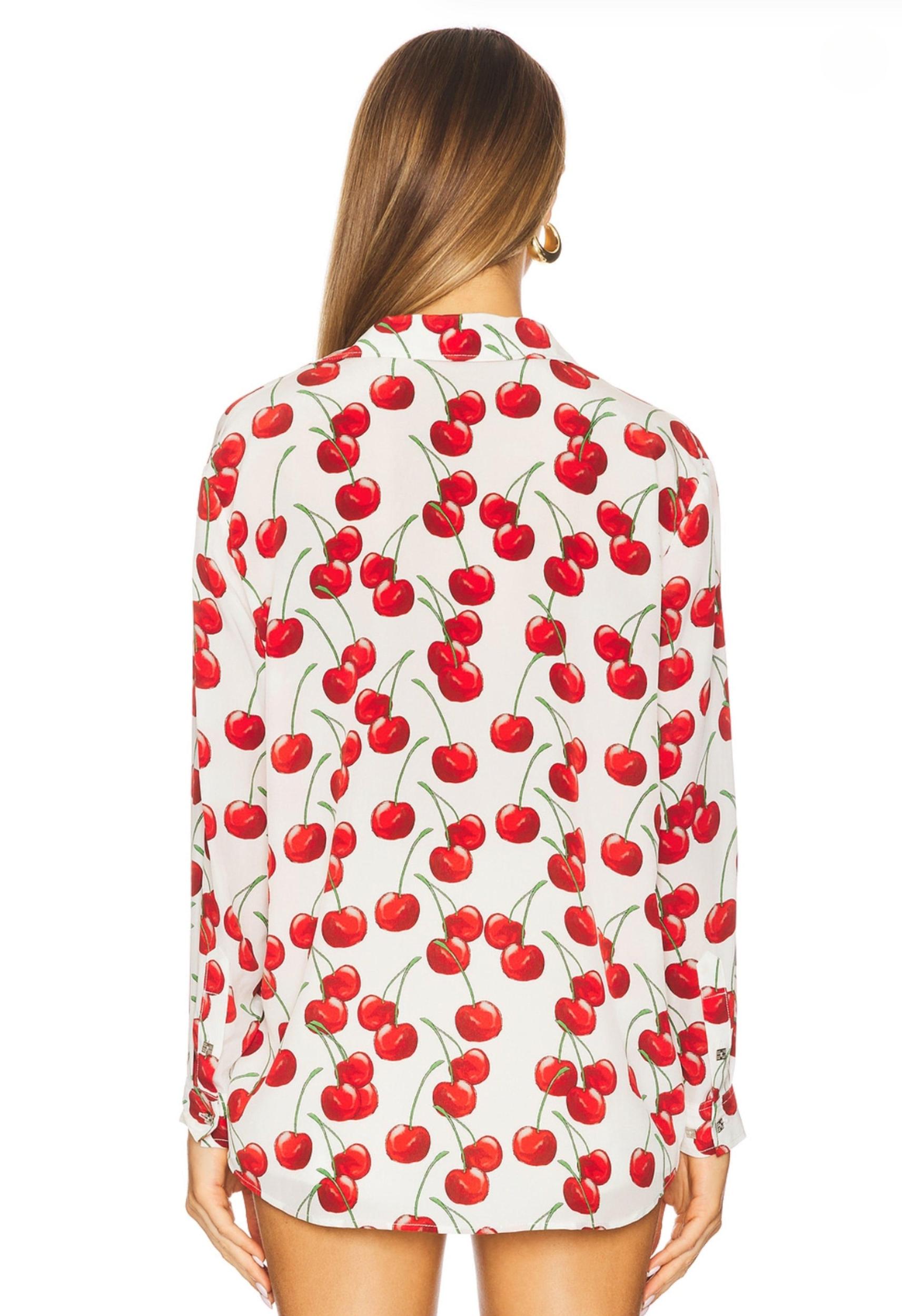 White Cherry Shirt Product Image