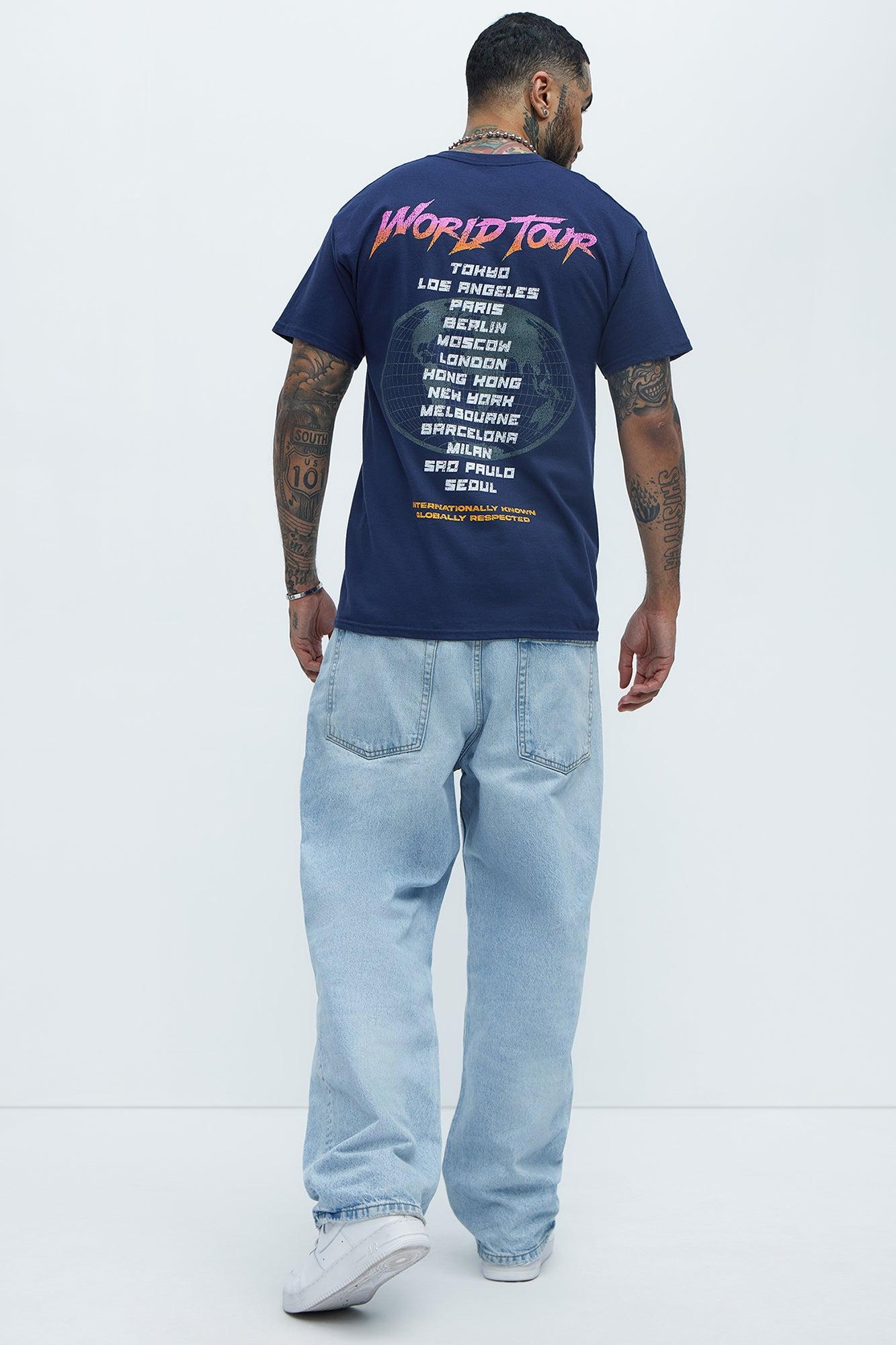 World Tour International Short Sleeve Tee - Navy Product Image