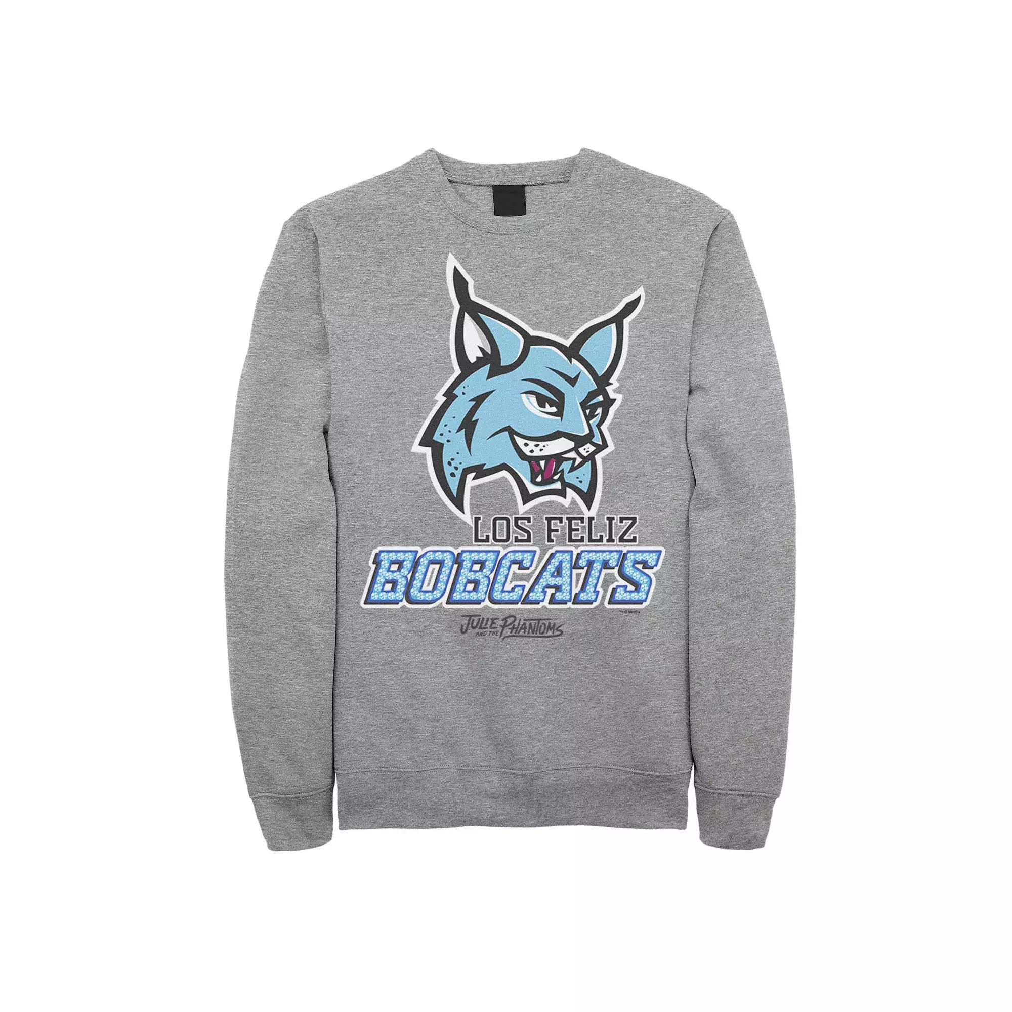 Men's Julie And The Phantoms Los Feliz Bobcats Sweatshirt, Size: Large, Athletic Grey Product Image
