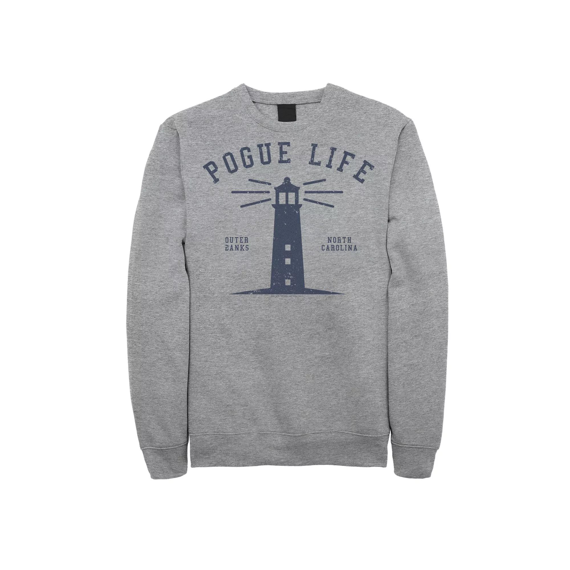 Men's Outer Banks Pogue Life Lighthouse Sweatshirt, Boy's,  Product Image
