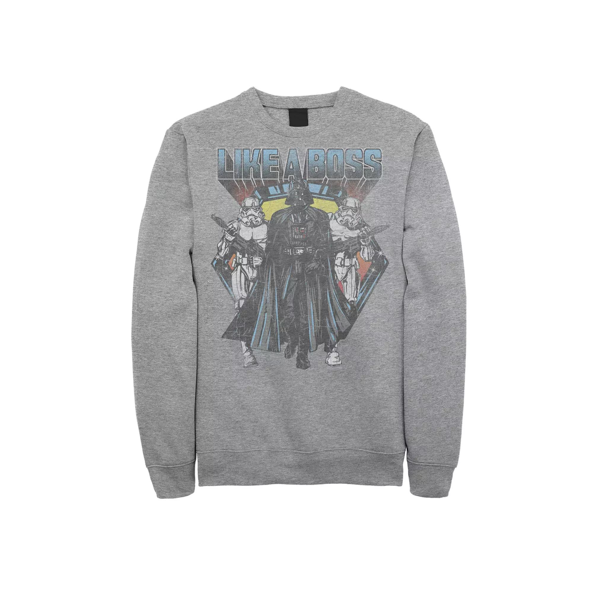 Men's Star Wars Vader Stormtroopers Like A Boss Sweatshirt,  Product Image