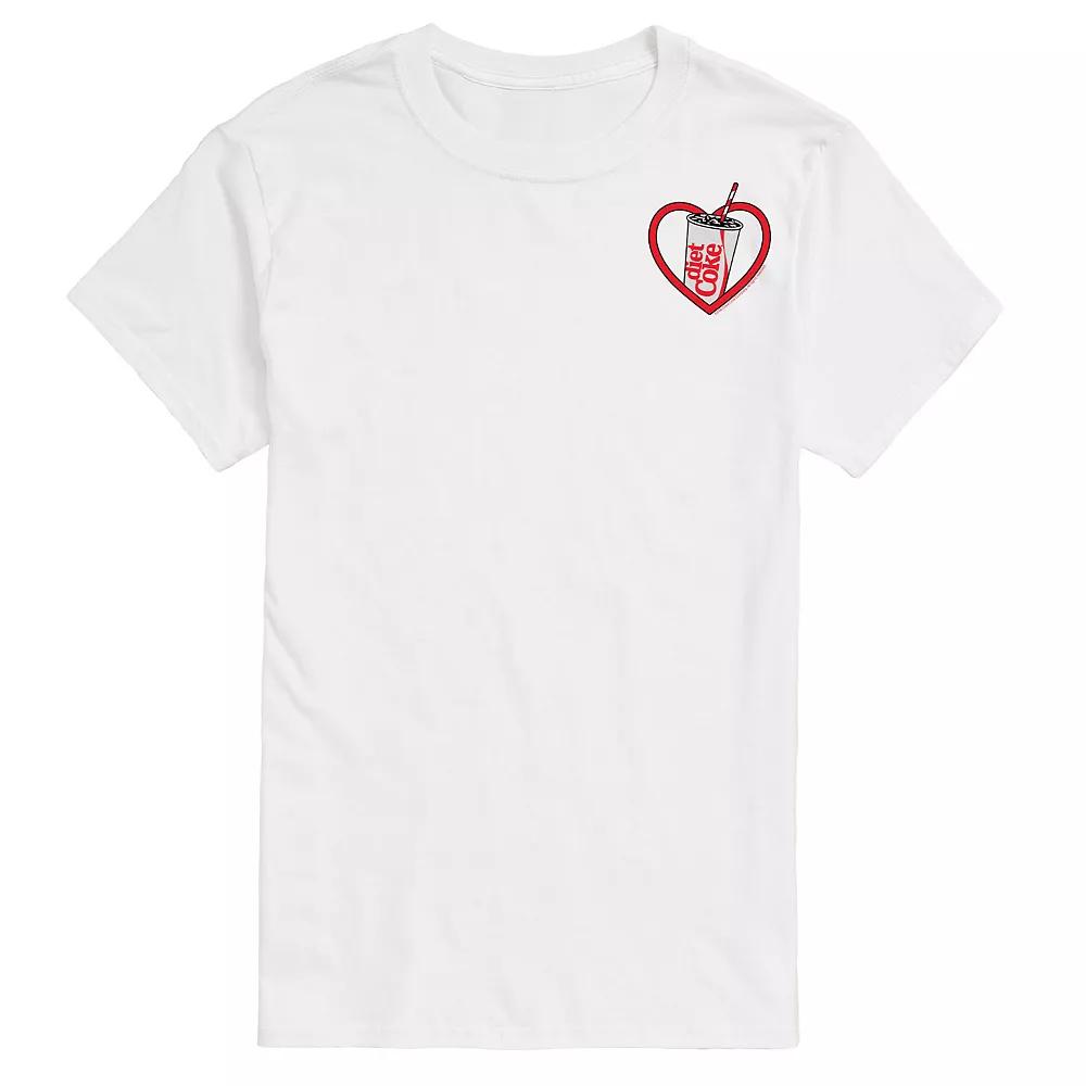 Men's Diet Coke Heart Graphic Tee,  Product Image