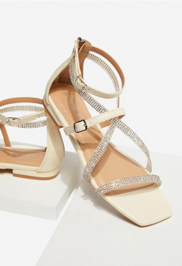 JustFab Margaux Platform Loafer Pump Womens Black/ White Size 8.5 Product Image