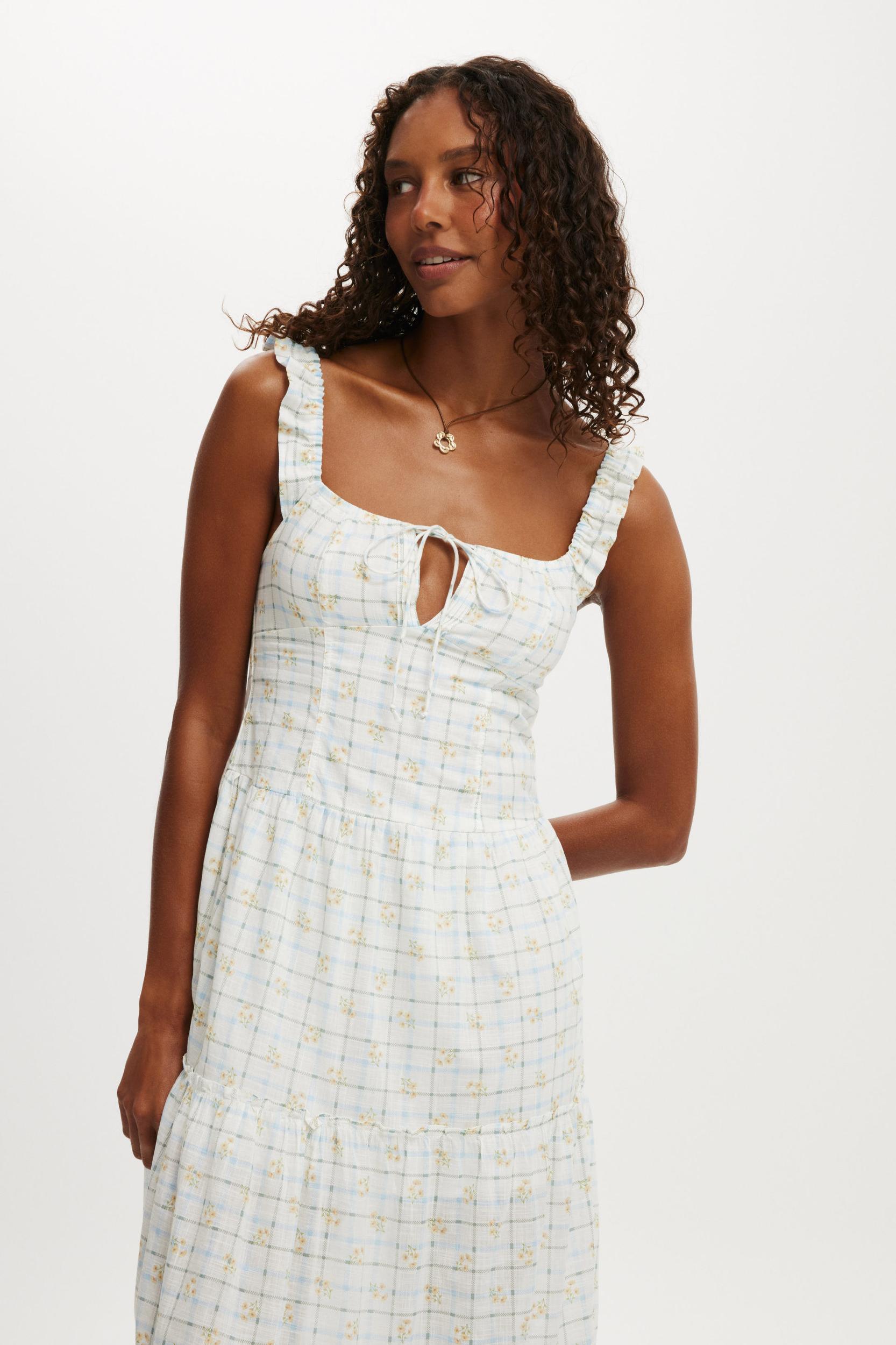 Skye Corset Detail Maxi Dress Product Image