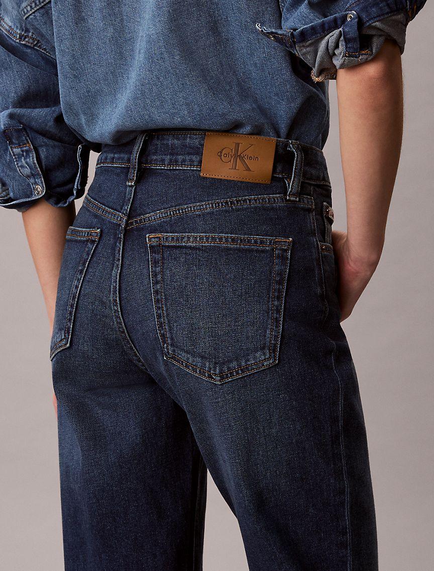 High Rise Straight Jeans Product Image