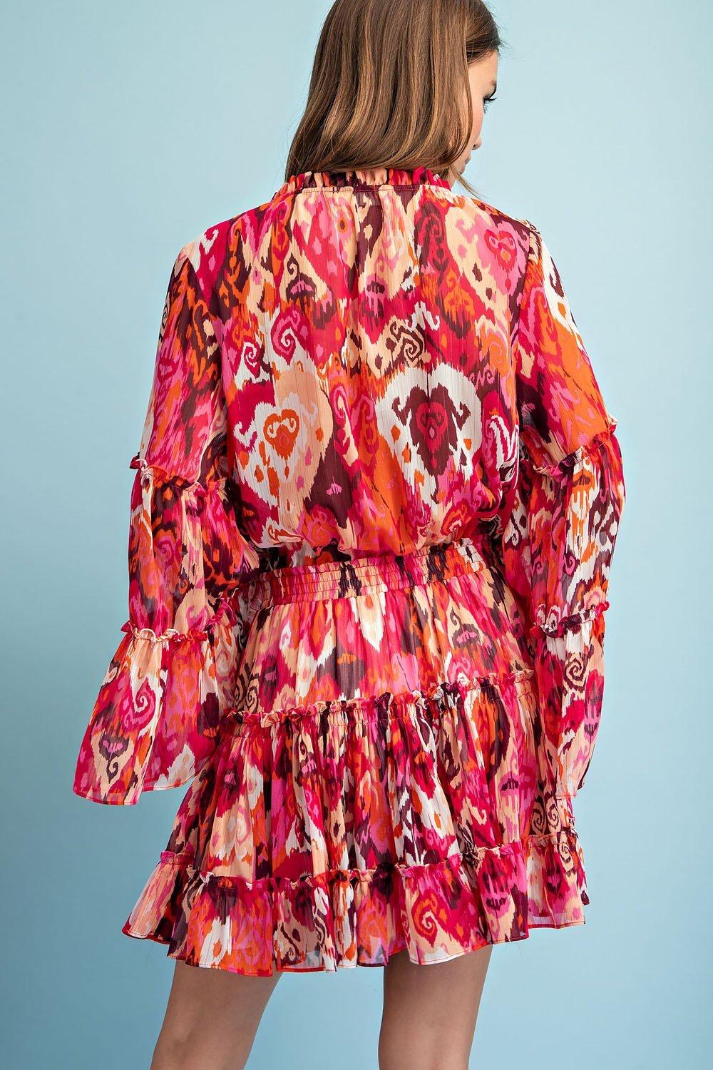 Pink Southern Bell Mini Dress* Product Image