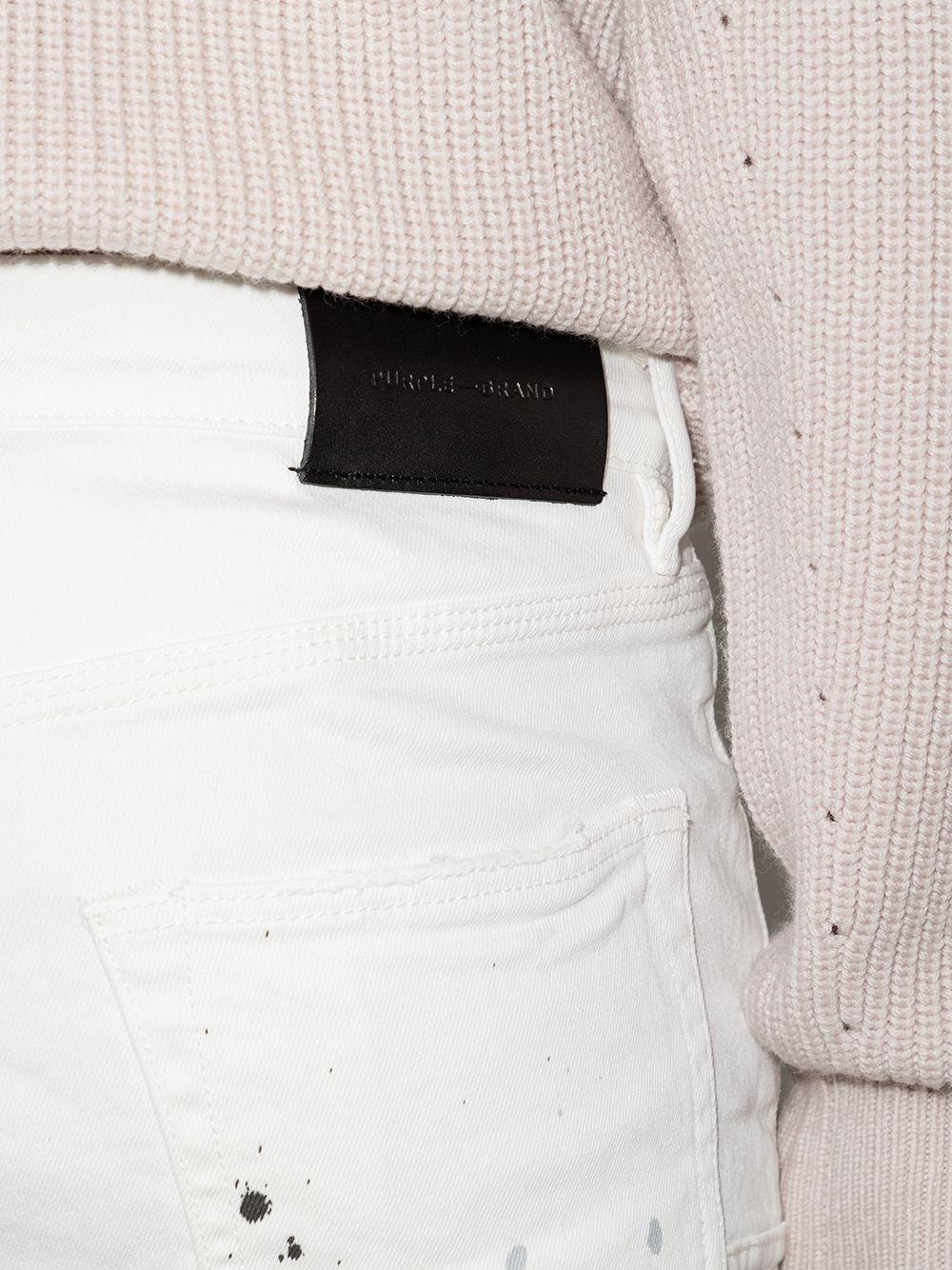 paint splatter-print skinny-cut jeans Product Image