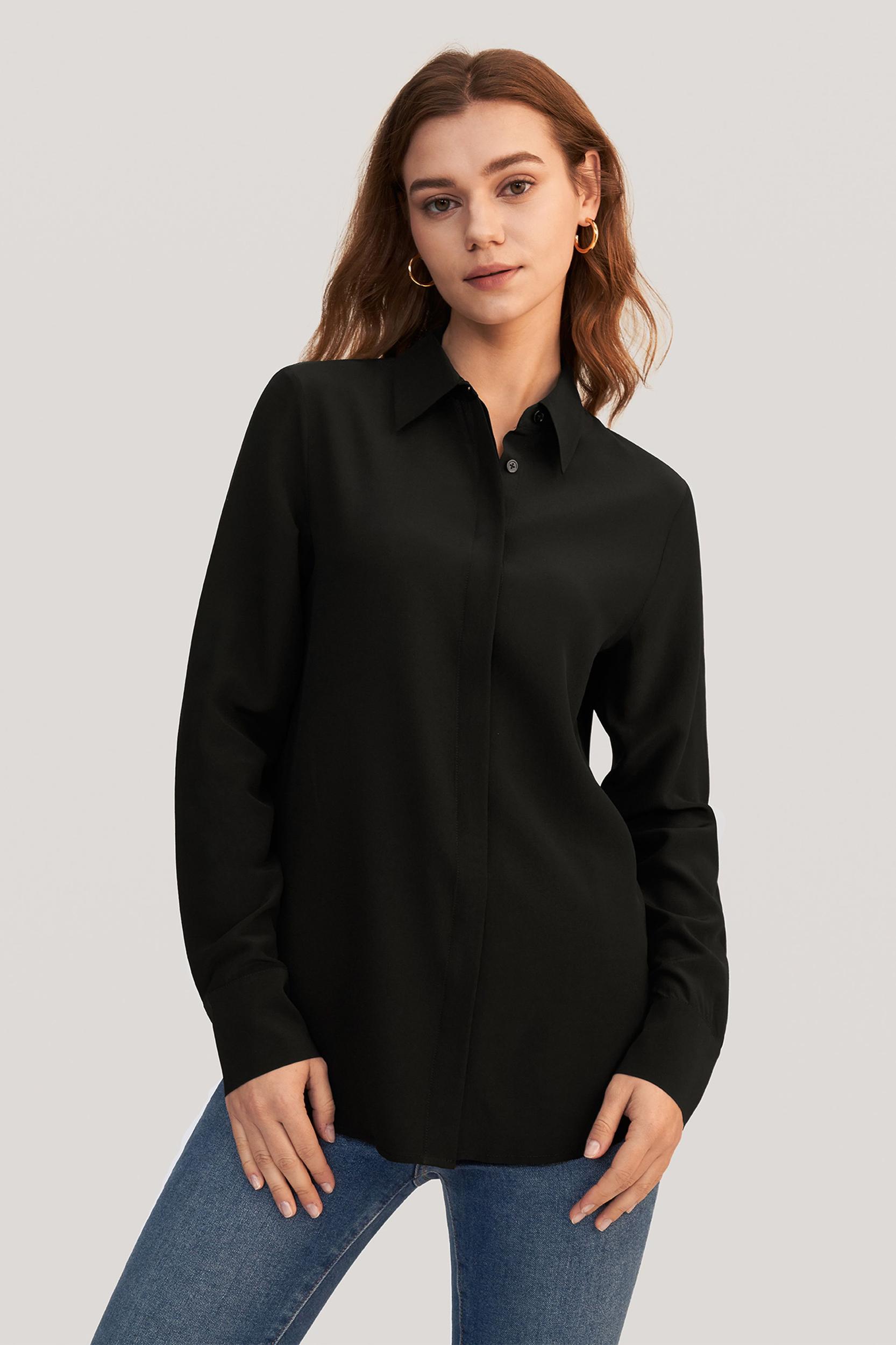 Classic Comfort Silk Shirt Product Image