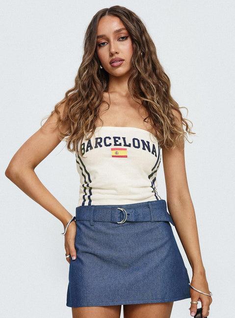 Marine Skirt Indigo Product Image