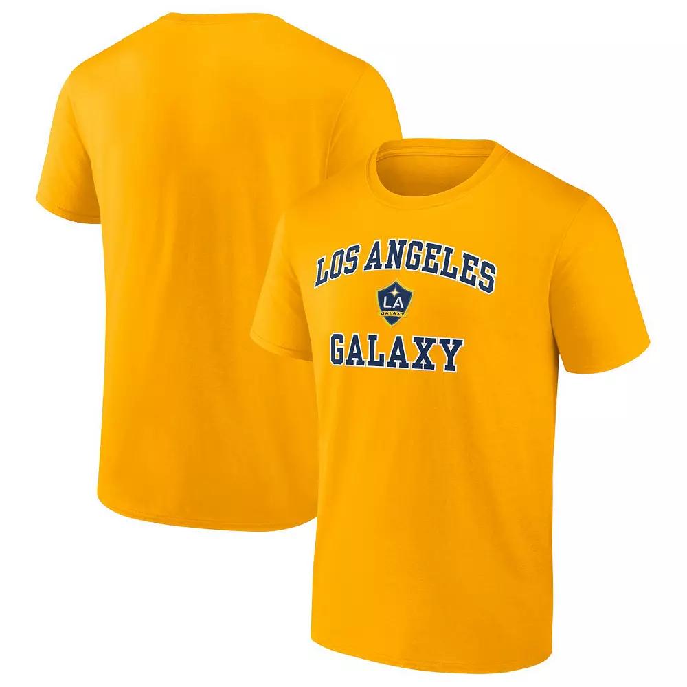 Men's Fanatics Branded Gold LA Galaxy Heart & Soul T-Shirt,  Product Image