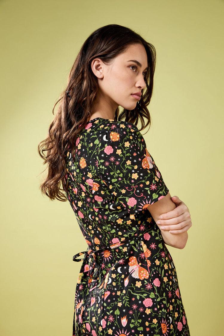 Folk Art Midi Dress Product Image