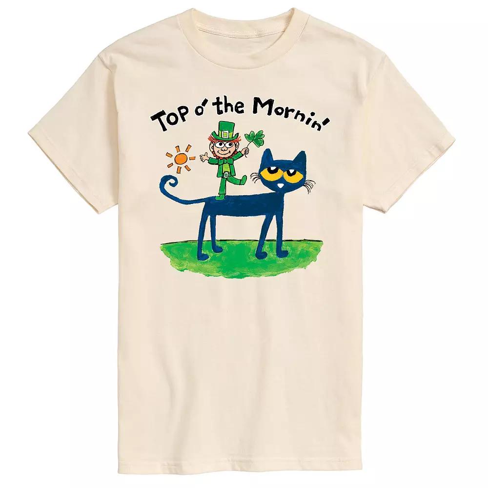 Big & Tall Pete The Cat Top O The Mornin' Tee, Men's,  Product Image