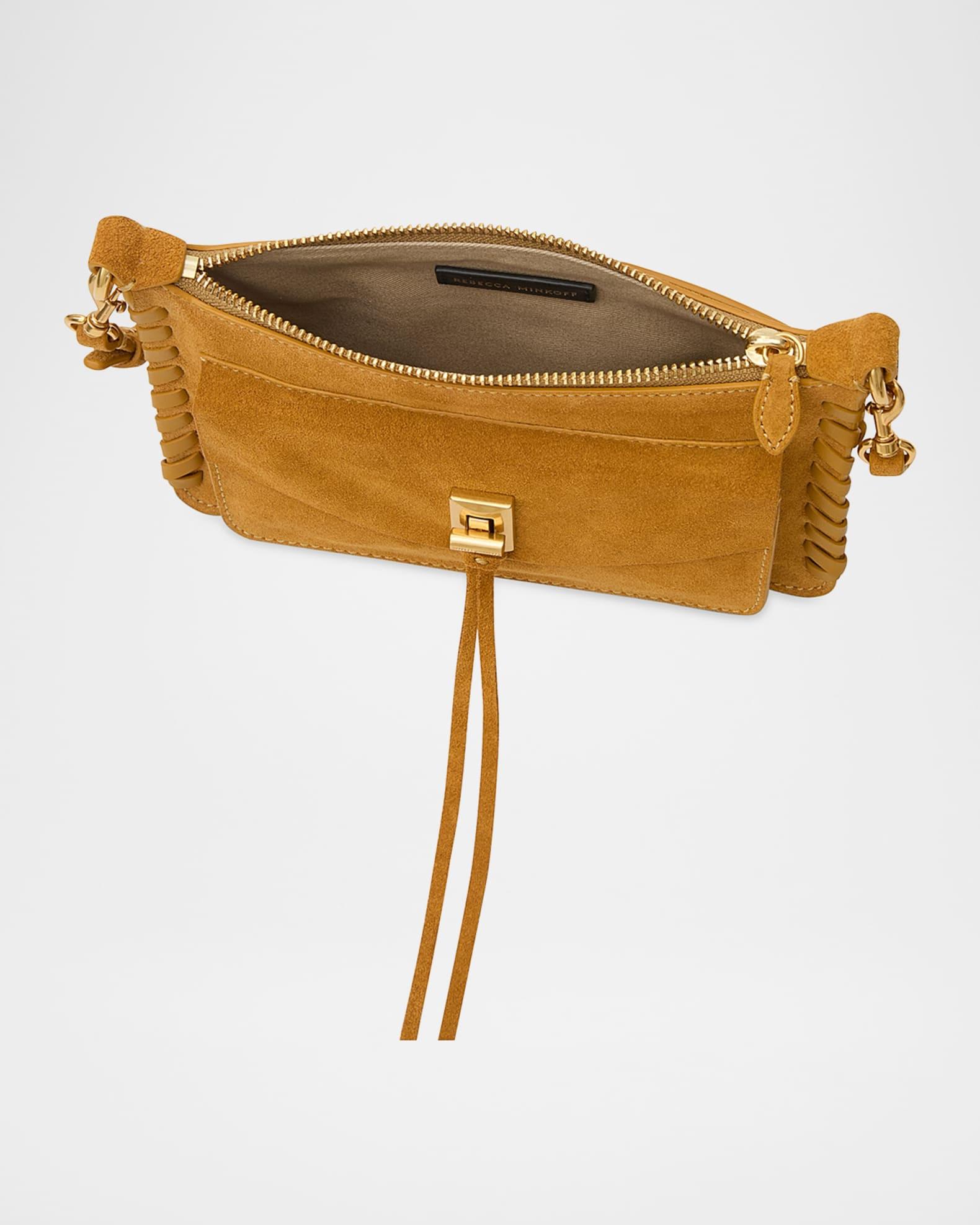 Darren Whipstitch Suede Crossbody Bag  Product Image