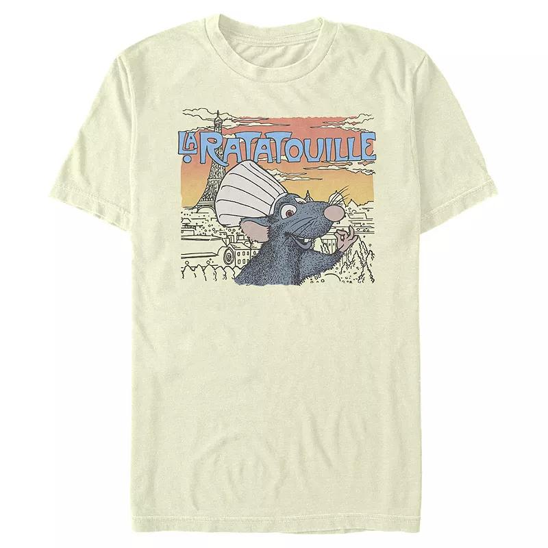 Disney / Pixar's Ratatouille Remy Wearing Chef's Hat Men's Graphic Tee,  Product Image
