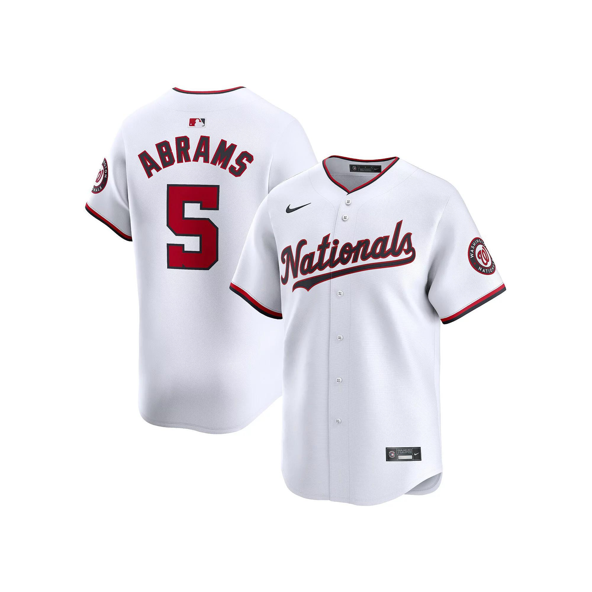 CJ Abrams Washington Nationals Nike Mens Dri-FIT ADV MLB Limited Jersey | T7LMWTHOWT9-00B Product Image