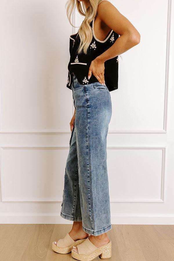 The Amelia High Waist Wide Leg Jeans Product Image