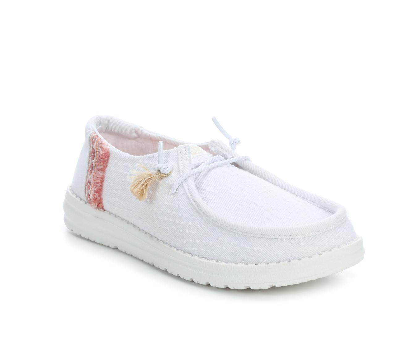 Women's HEYDUDE Wendy Perf Canvas Casual Shoes Product Image