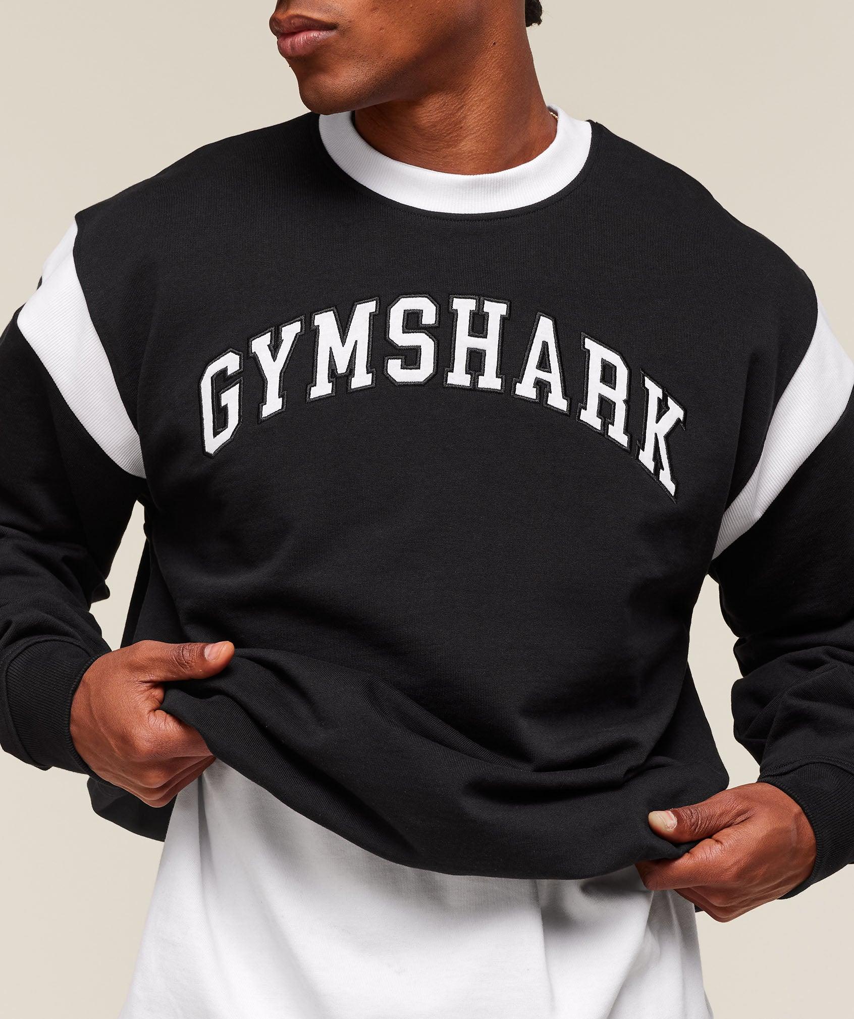 Gymshark GSLC Crew - Black Male Product Image