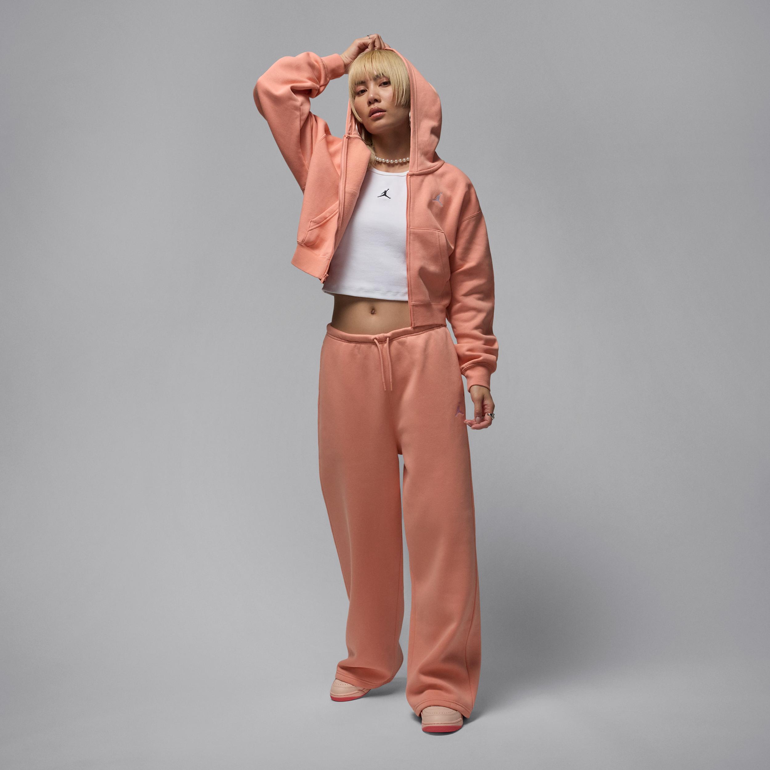 Women's Jordan Brooklyn Fleece Cropped Full-Zip Hoodie Product Image