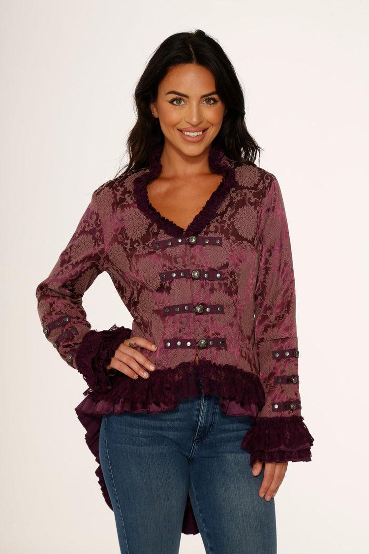 Purple Victorian Tailed Jacket Product Image