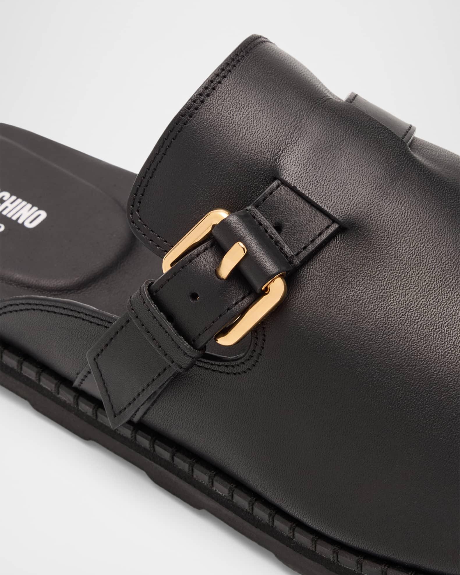 Men's Sabot Leather Mules Product Image