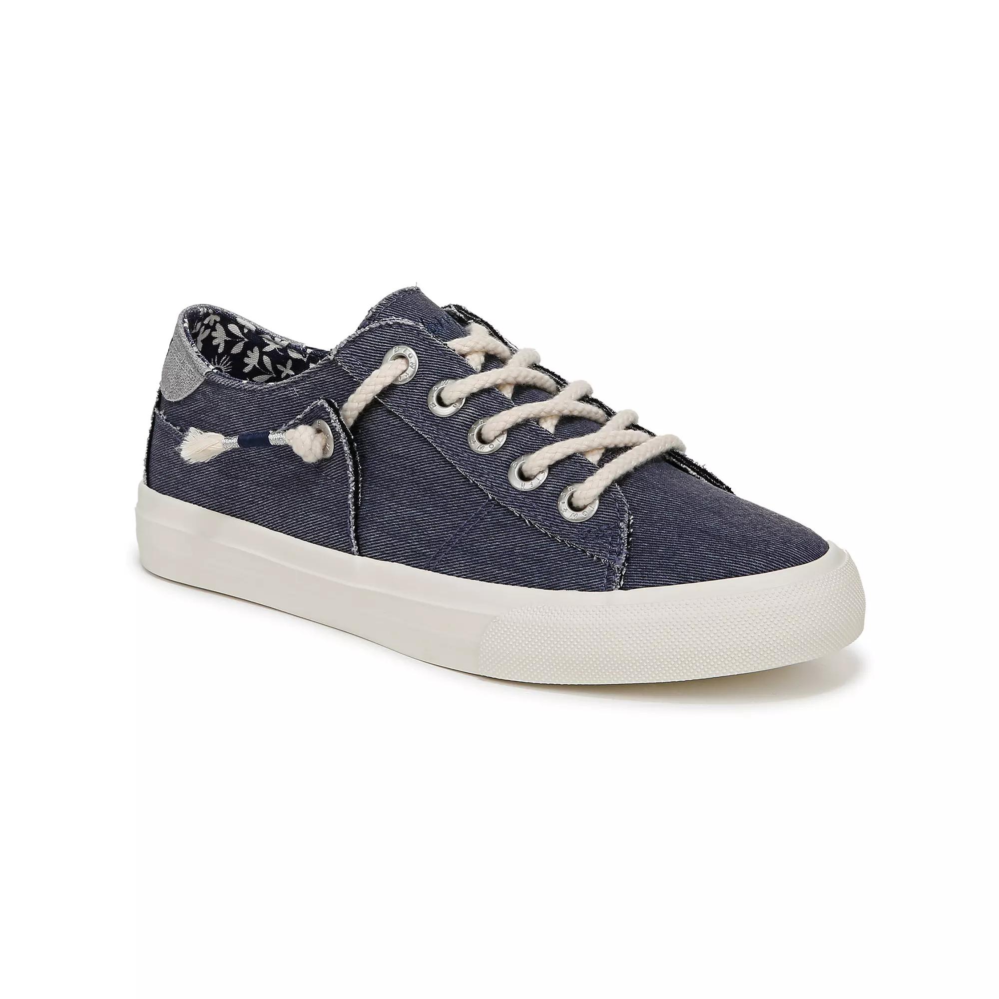 Blowfish Malibu Martina Womens Slip-On Sneakers Blue Twill Product Image