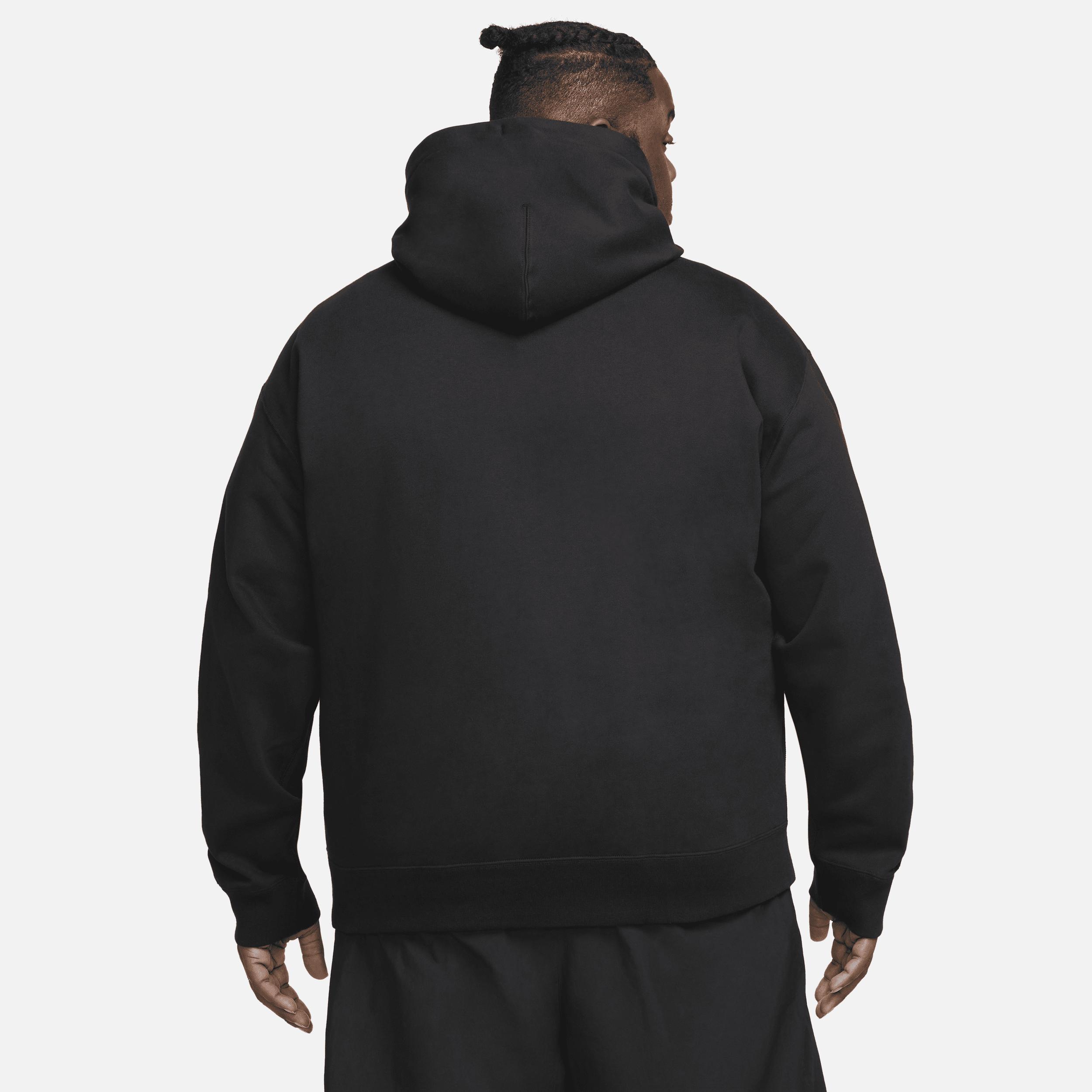 Nike Mens Solo Swoosh Fleece Pullover Hoodie | DX1355-010 Product Image