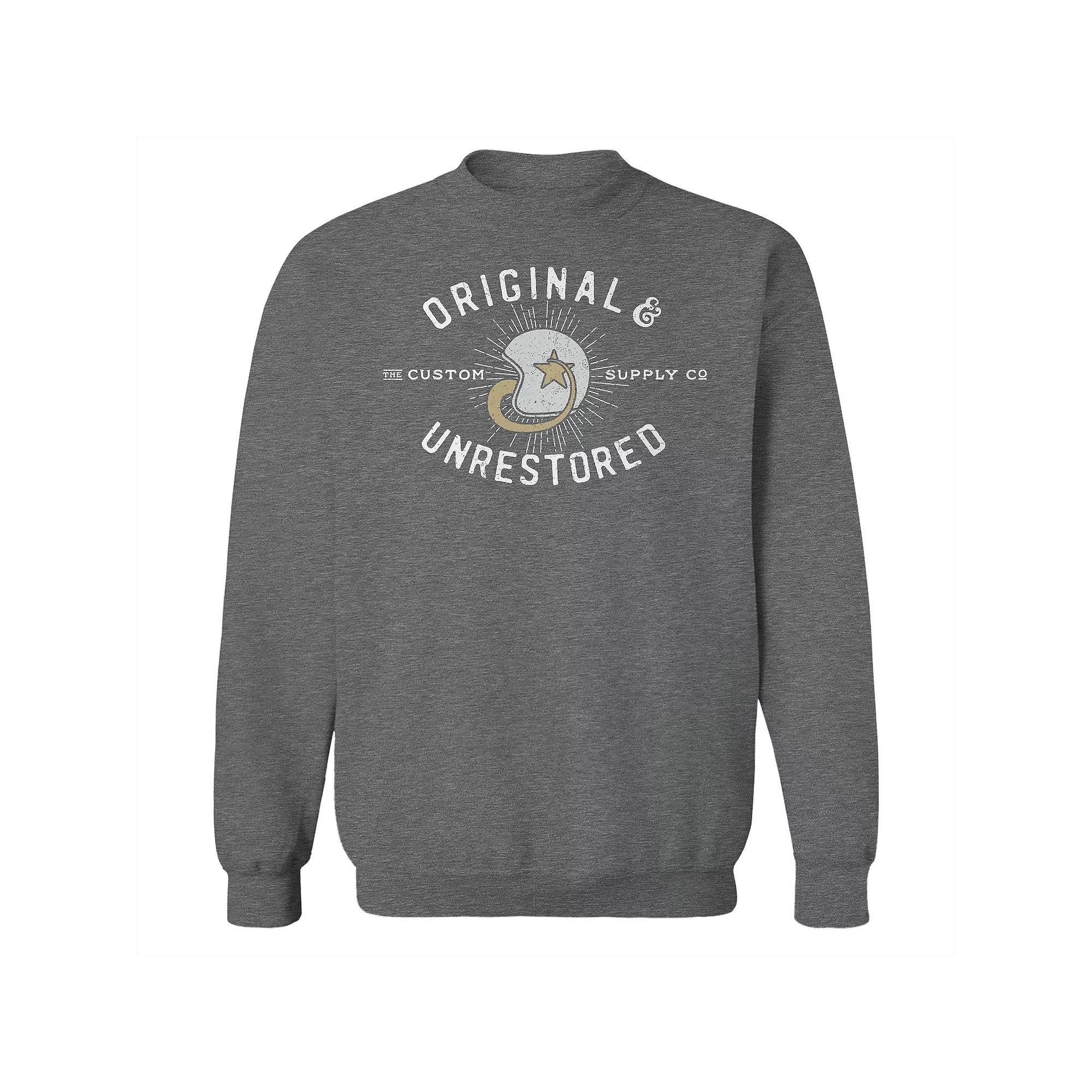 Men's Original & Unrestored Custom Supply Fleece Graphic Sweatshirt,  Product Image