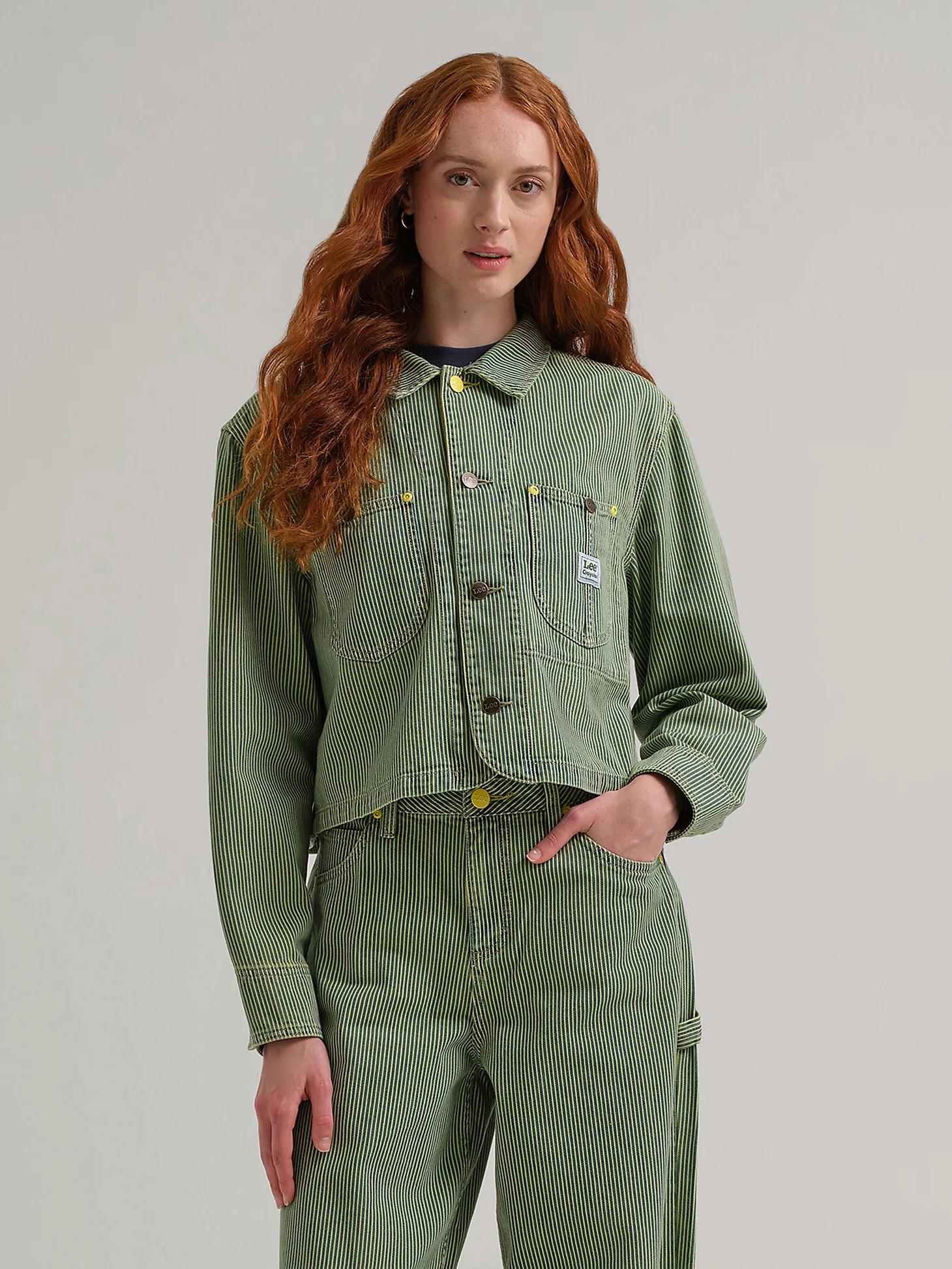 Women's Lee® x Crayola® Limited Edition Colors Crop Chore Jacket | Women's Jackets & Outerwear | Lee® Product Image