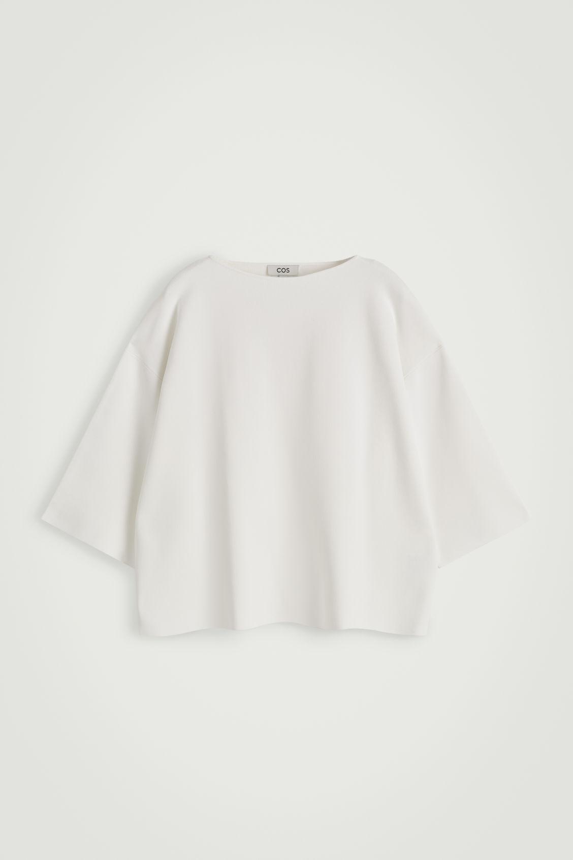 OVERSIZED KNITTED BOAT-NECK JUMPER Product Image