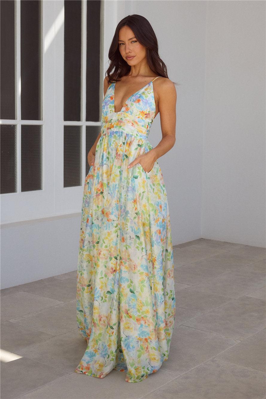 Buttercup Fields Maxi Dress Print Product Image