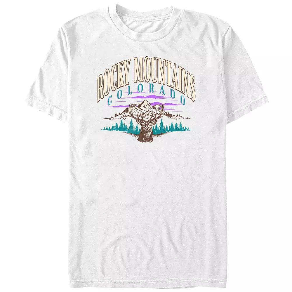 Big & Tall Rockey Mountains Colorado Graphic Tee, Men's,  Product Image