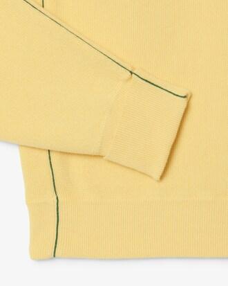 V Neck Moss Stitch Cotton Cardigan Product Image