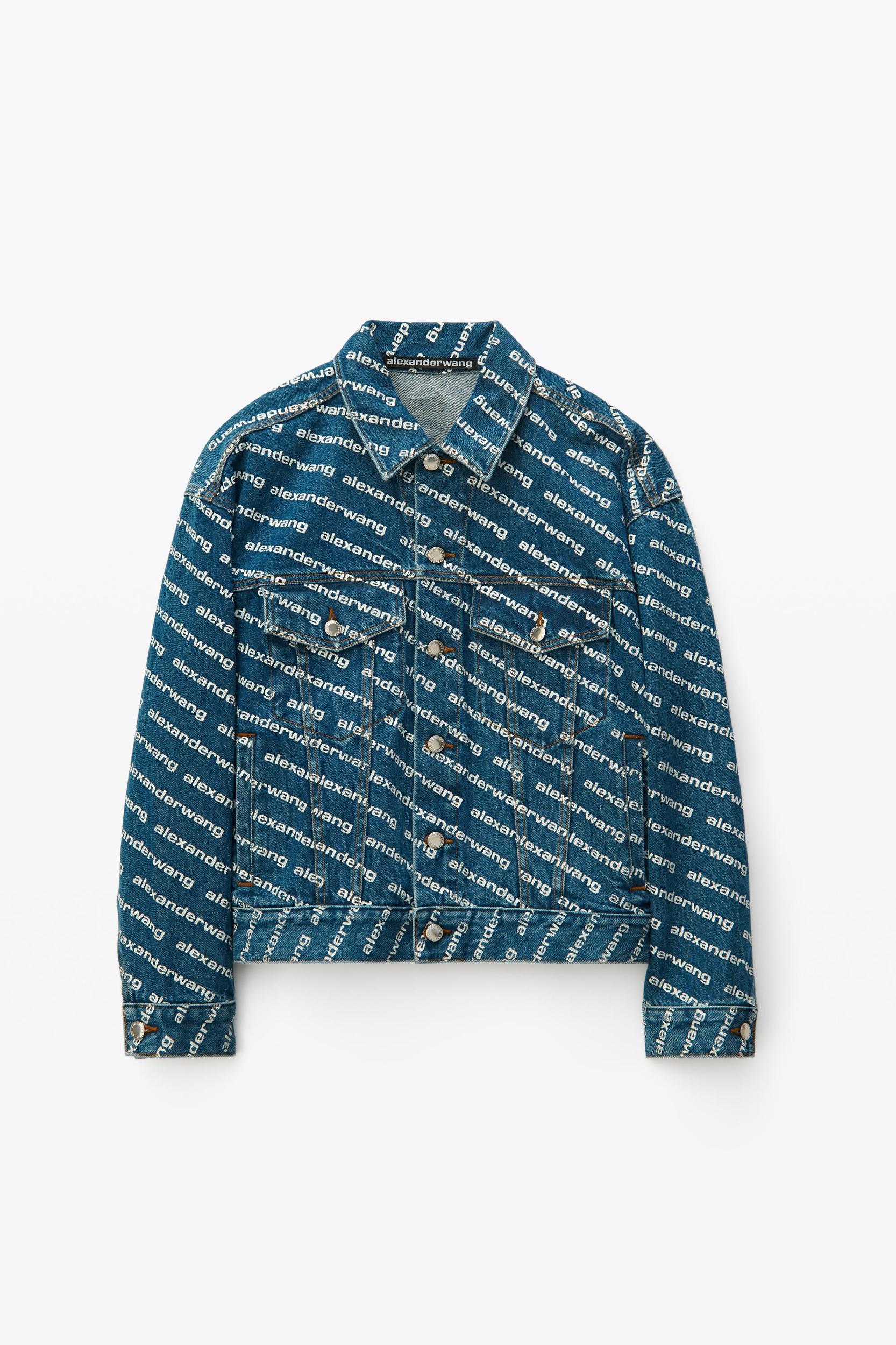 Game Logo Jacket In Denim Product Image