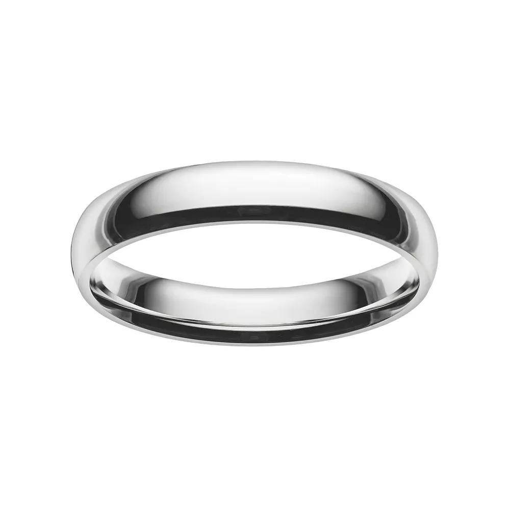 AXL Stainless Steel Men's Wedding Band, Size: 4.50, Silver Product Image