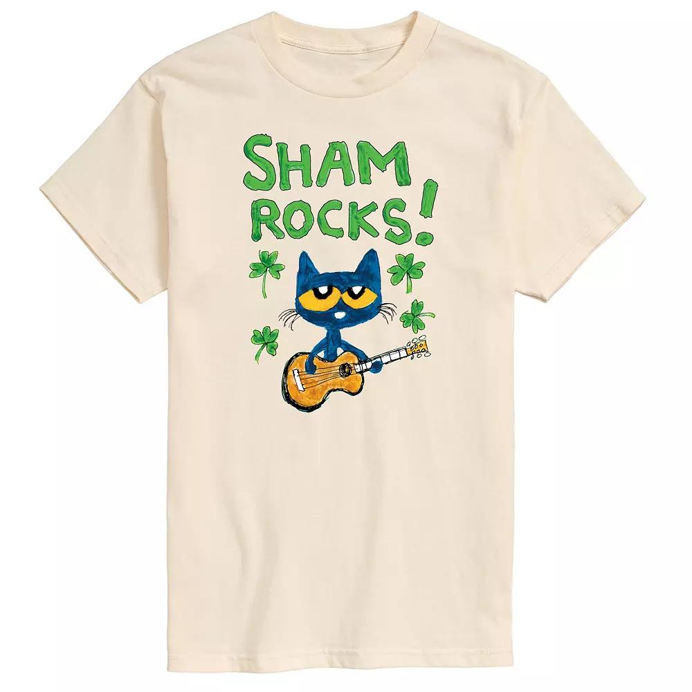 Men's Pete Cat Sham Rocks Tee,  Product Image