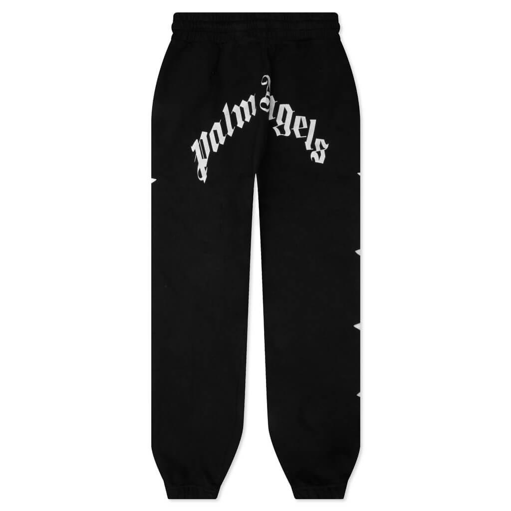 Patched Stars Vintage Sweatpants - Black/White Male Product Image