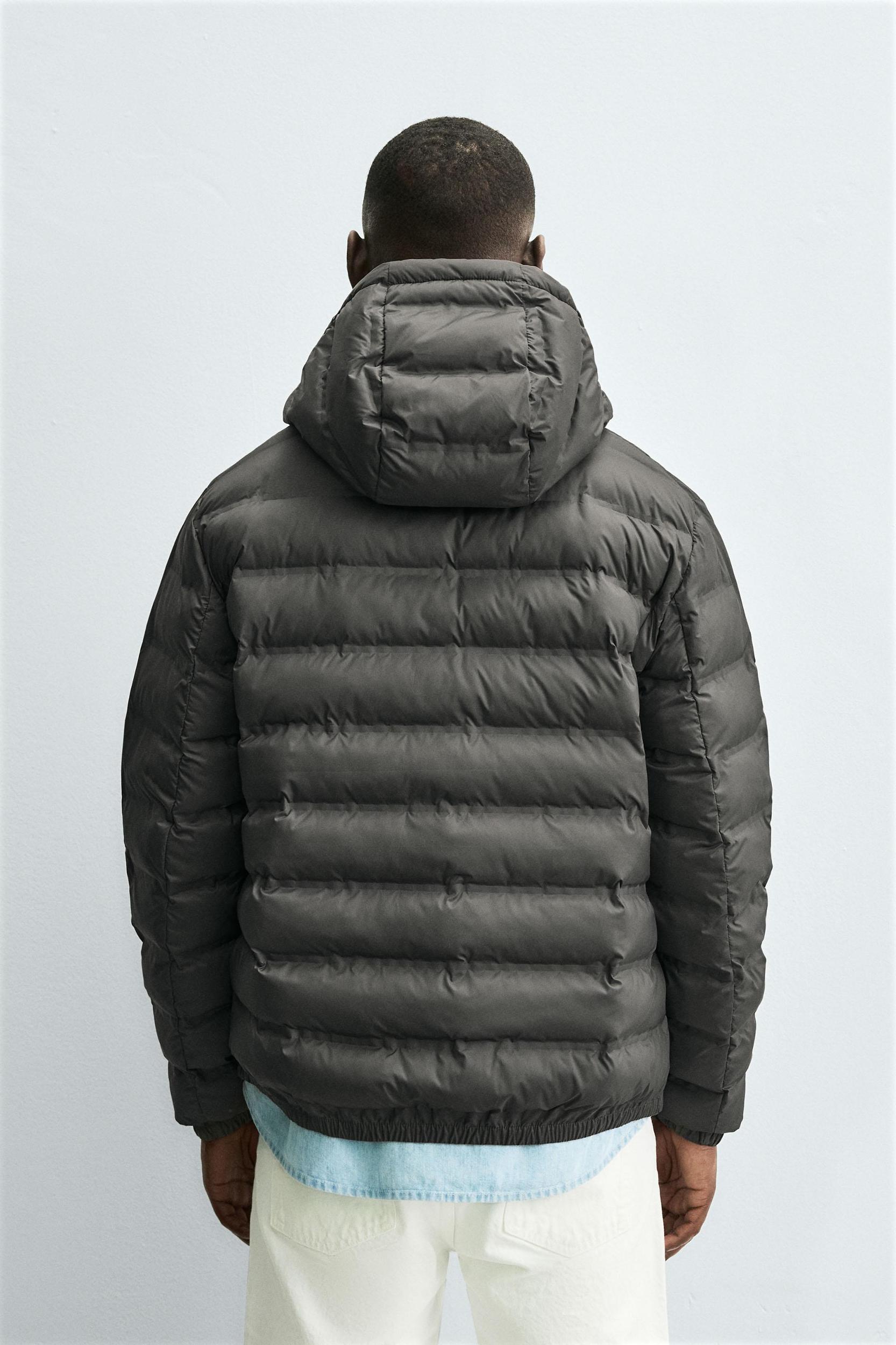LIGHTWEIGHT HOODED PADDED JACKET Product Image
