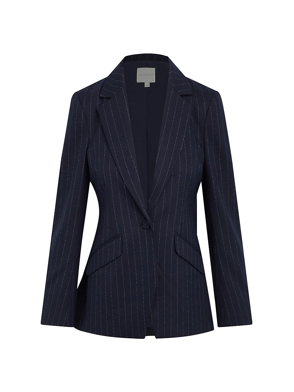 Womens The Favorite Pinstriped Blazer Product Image