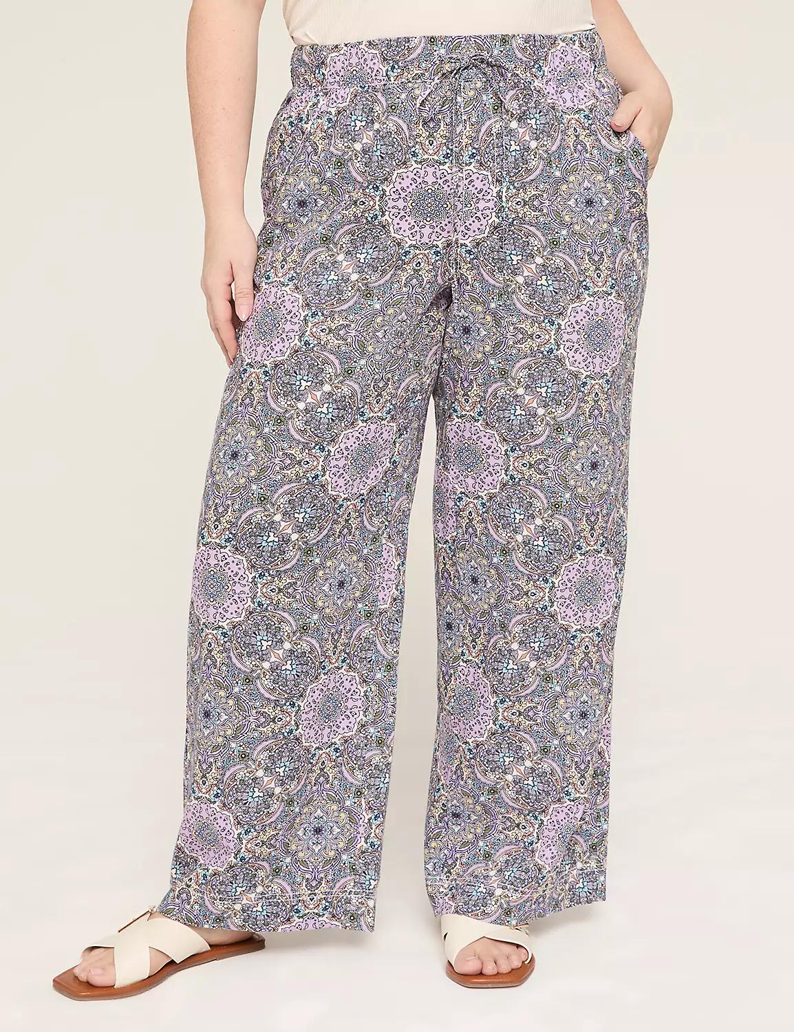 Linen Wide Leg Pant - New Sandal Length Product Image