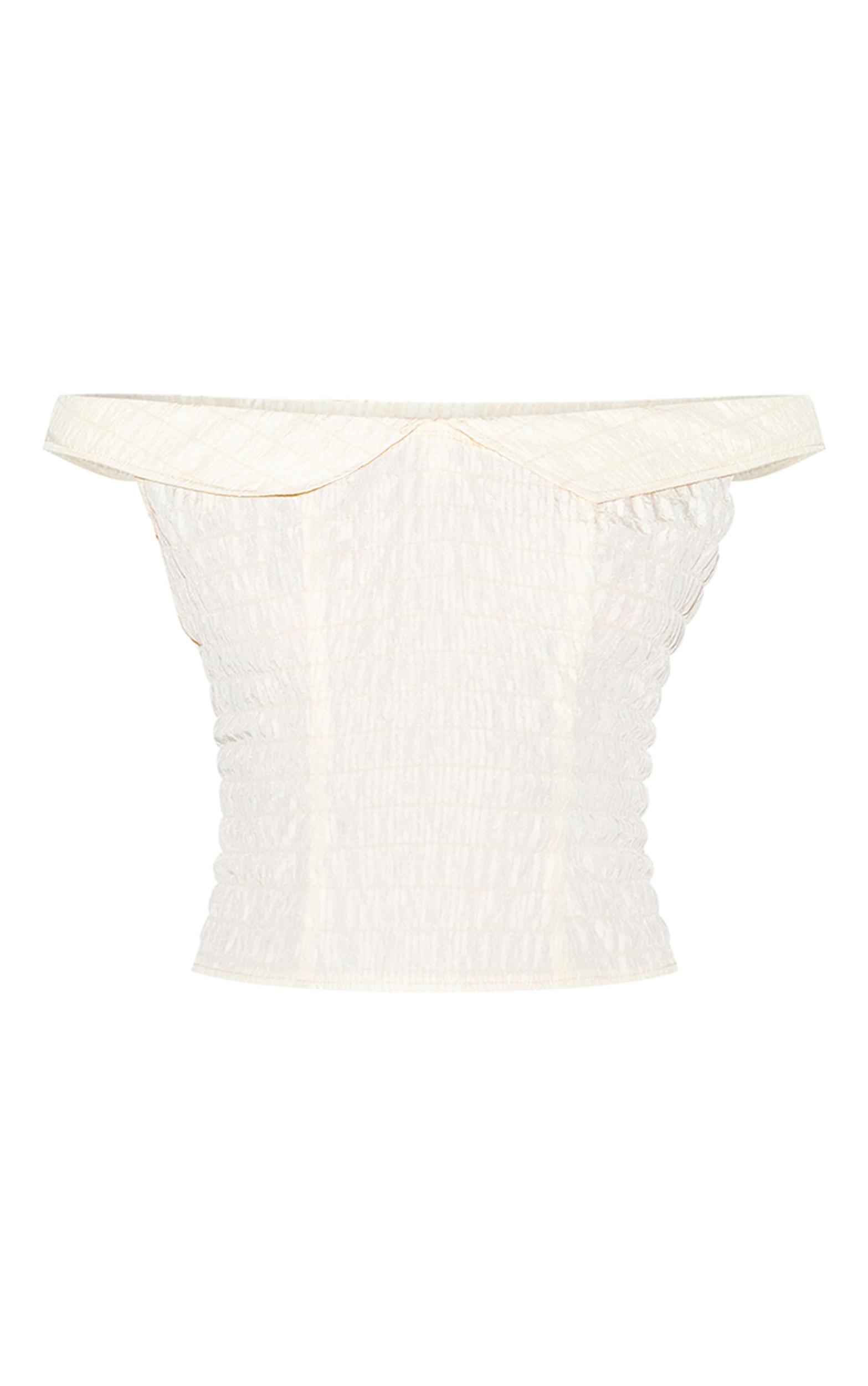 Almond Peach Skin Bardot Long Top Product Image