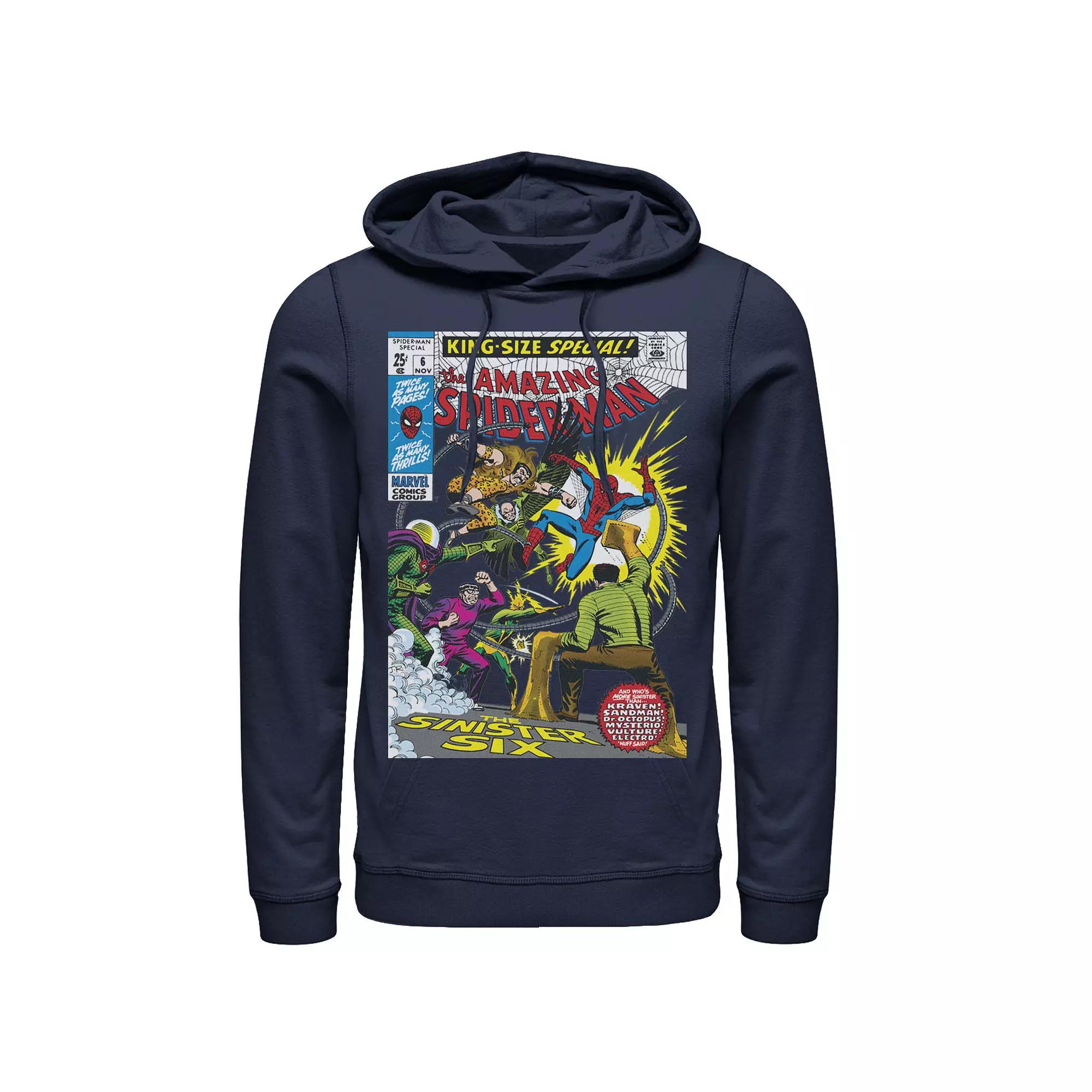 Men's Marvel Spider-Man Sinister Six Comic Hoodie,  Product Image